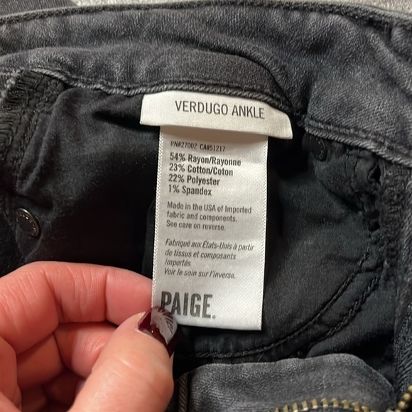 PAIGE  Jeans Verdugo in Washed Black, 27 - Picture 7 of 9